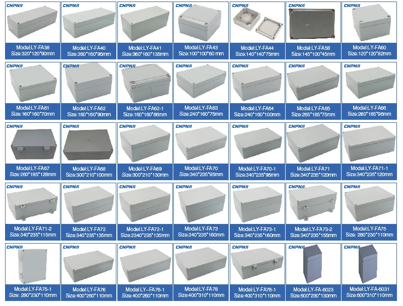 OEM Custom Metal Case Aluminium Extruded Enclosure Metal Junction Box