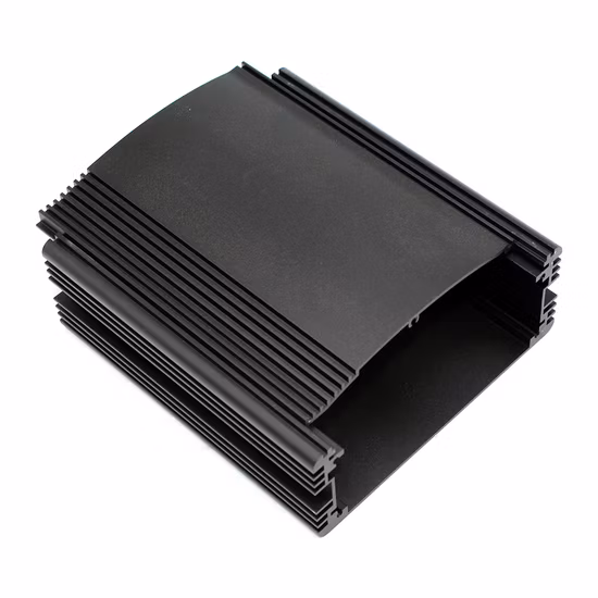 Profils extrudés par coque de dissipateur thermique en aluminium anodisé 128X58 pour PCB