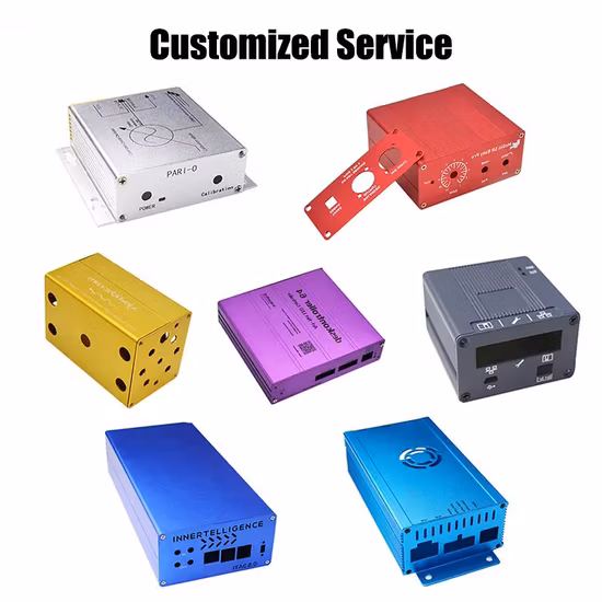 Boîte de capteur électronique de boîtier de carte PCB en aluminium extrudé